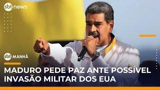 ▶️ SBT Manhã AO VIVO | Maduro faz apelo por paz após ameaça de ação militar terrestre dos EUA ▶️ SBT Manhã AO VIVO | Maduro faz apelo por paz após ameaça de ação militar terrestre dos EUA