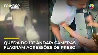 Polícia prende homem suspeito de jogar mulher do 10º andar de prédio | #PrimeiroImpacto Polícia prende homem suspeito de jogar mulher do 10º andar de prédio | #PrimeiroImpacto