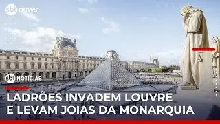 ▶️ SBT Notícias/SBT Manhã: Museu do Louvre de Paris é fechado após roubo de joias históricas ▶️ SBT Notícias/SBT Manhã: Museu do Louvre de Paris é fechado após roubo de joias históricas