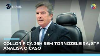Tornozeleira de Fernando Collor fica desligada por 36 horas; STF analisa o caso | #SBTBrasil Tornozeleira de Fernando Collor fica desligada por 36 horas; STF analisa o caso | #SBTBrasil