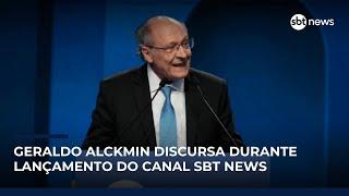 'Hoje se fortalece a democracia com esse novo canal', diz Geraldo Alckmin sobre SBT News 'Hoje se fortalece a democracia com esse novo canal', diz Geraldo Alckmin sobre SBT News