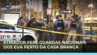 Atirador dispara contra membros da Guarda Nacional dos EUA perto da Casa Branca Atirador dispara contra membros da Guarda Nacional dos EUA perto da Casa Branca