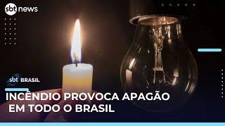 Apagão afeta cidades de todas as regiões do país após incêndio em subestação no Paraná | #SBTBrasil Apagão afeta cidades de todas as regiões do país após incêndio em subestação no Paraná | #SBTBrasil