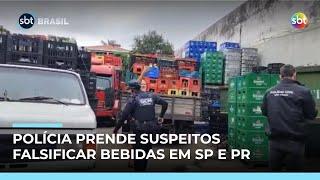 Operação ‘Parece, Mas Não É’: Polícia prende suspeitos de adulterar bebidas em SP e PR | #SBTBrasil Operação ‘Parece, Mas Não É’: Polícia prende suspeitos de adulterar bebidas em SP e PR | #SBTBrasil