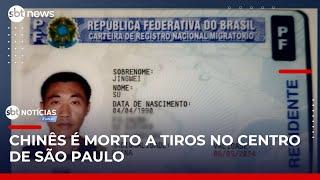 Chinês é assassinado a tiros na Liberdade em possível execução | #SBTNotícias Chinês é assassinado a tiros na Liberdade em possível execução | #SBTNotícias