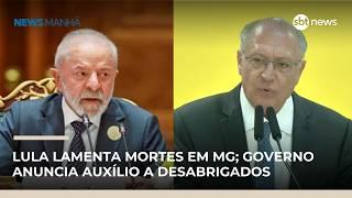 Governo promete R$ 800 por desabrigado após tragédia em Minas | #NewsManhã Governo promete R$ 800 por desabrigado após tragédia em Minas | #NewsManhã