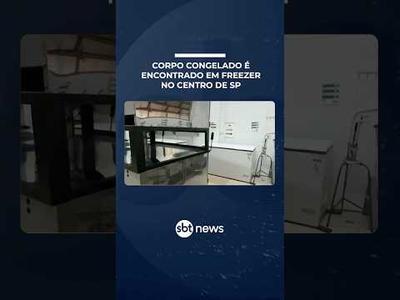 Corpo congelado é encontrado dentro de freezer no centro de SP | #SBTManhã Corpo congelado é encontrado dentro de freezer no centro de SP | #SBTManhã