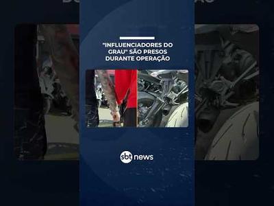 “Influenciadores do grau” são presos durante operação policial em SP | #SBTManhã “Influenciadores do grau” são presos durante operação policial em SP | #SBTManhã