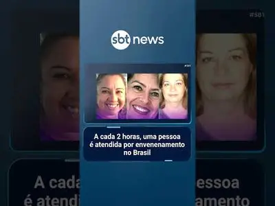 A cada 2 horas, uma pessoa é atendida por envenenamento no Brasil | #SBTBrasil A cada 2 horas, uma pessoa é atendida por envenenamento no Brasil | #SBTBrasil