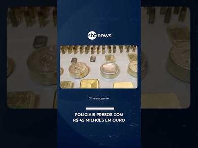 Policiais são presos com R$ 45 milhões em barras de ouro após denúncia anônima no AM | #SBTNoticias Policiais são presos com R$ 45 milhões em barras de ouro após denúncia anônima no AM | #SBTNoticias