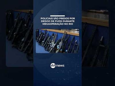 Policiais são presos por desvio de fuzis durante megaoperação no Rio | #SBTBrasil Policiais são presos por desvio de fuzis durante megaoperação no Rio | #SBTBrasil