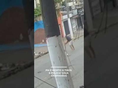 Policial é morto a tiros na zona leste de SP; câmera flagrou crime | #PrimeiroImpacto Policial é morto a tiros na zona leste de SP; câmera flagrou crime | #PrimeiroImpacto