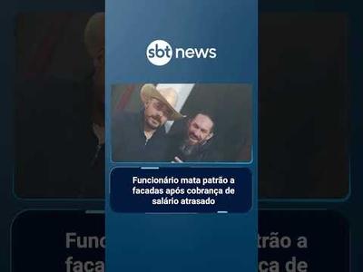Funcionário mata patrão a facadas após cobrança de salário atrasado | #PrimeiroImpacto Funcionário mata patrão a facadas após cobrança de salário atrasado | #PrimeiroImpacto