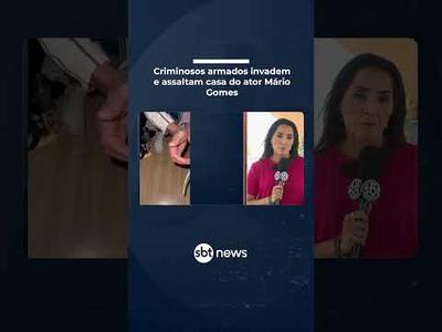Criminosos armados invadem e assaltam casa do ator Mário Gomes no RJ | #SBTNotícias Criminosos armados invadem e assaltam casa do ator Mário Gomes no RJ | #SBTNotícias