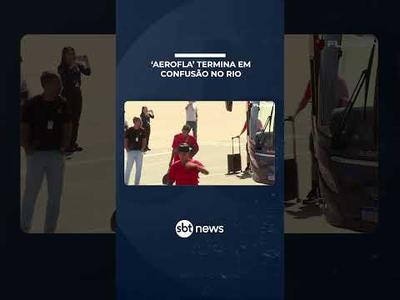 'Aerofla' termina em confusão no Aeroporto do Galeão | #SBTBrasil 'Aerofla' termina em confusão no Aeroporto do Galeão | #SBTBrasil