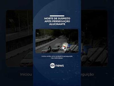 Suspeito morre após perseguição e suposta troca de tiros com a polícia em SP | #SBTManha Suspeito morre após perseguição e suposta troca de tiros com a polícia em SP | #SBTManha