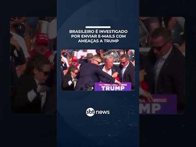 Polícia do DF investiga brasileiro que ameaçou Donald Trump por e-mail | #SBTBrasil Polícia do DF investiga brasileiro que ameaçou Donald Trump por e-mail | #SBTBrasil