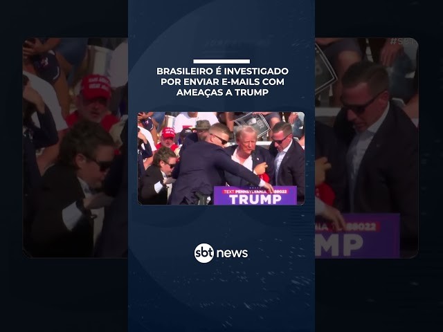 Polícia do DF investiga brasileiro que ameaçou Donald Trump por e-mail | #SBTBrasil