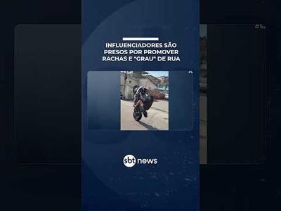 Polícia prende 4 suspeitos de promover rachas e manobras perigosas no Rio | #SBTBrasil Polícia prende 4 suspeitos de promover rachas e manobras perigosas no Rio | #SBTBrasil