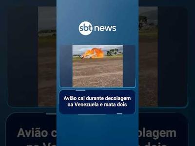 Avião cai durante decolagem na Venezuela e mata dois; comandante Hamilton comenta | #PrimeiroImpacto Avião cai durante decolagem na Venezuela e mata dois; comandante Hamilton comenta | #PrimeiroImpacto