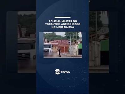 PM é flagrado agredindo idoso após discussão por cachorro no Tocantins | #SBTManhã PM é flagrado agredindo idoso após discussão por cachorro no Tocantins | #SBTManhã