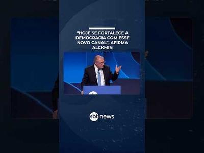 'Hoje se fortalece a democracia com esse novo canal', diz Geraldo Alckmin sobre SBT News 'Hoje se fortalece a democracia com esse novo canal', diz Geraldo Alckmin sobre SBT News