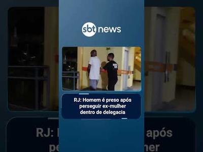 Homem é preso após perseguir ex-mulher dentro de delegacia em Nova Iguaçu (RJ) | #SBTManha Homem é preso após perseguir ex-mulher dentro de delegacia em Nova Iguaçu (RJ) | #SBTManha
