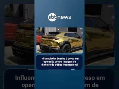 Influenciador Buzeira é preso suspeito lavagem de dinheiro do tráfico internacional | #SBTBrasil Influenciador Buzeira é preso suspeito lavagem de dinheiro do tráfico internacional | #SBTBrasil