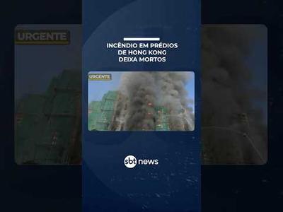Incêndio de grandes proporções atinge prédios em Hong Kong e deixa 4 mortos | #PrimeiroImpacto Incêndio de grandes proporções atinge prédios em Hong Kong e deixa 4 mortos | #PrimeiroImpacto