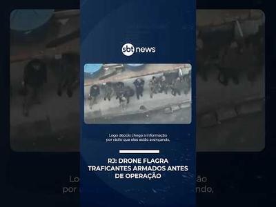 RJ: Drone flagra traficantes armados antes de operação nos complexos do Alemão e Penha | #AloVoce RJ: Drone flagra traficantes armados antes de operação nos complexos do Alemão e Penha | #AloVoce