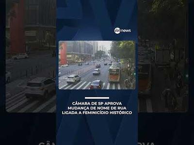 Câmara de SP aprova mudança de nome de rua ligada a feminicídio histórico Câmara de SP aprova mudança de nome de rua ligada a feminicídio histórico