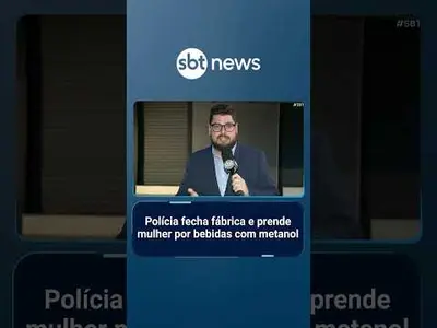 Polícia fecha fábrica clandestina de bebidas com metanol em São Bernardo do Campo | #SBTBrasil Polícia fecha fábrica clandestina de bebidas com metanol em São Bernardo do Campo | #SBTBrasil