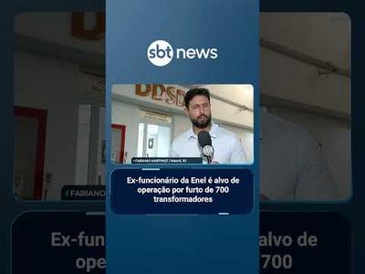 Ex- funcionário da Enel é alvo de operação por furto de transformadores | #SBTBrasil Ex- funcionário da Enel é alvo de operação por furto de transformadores | #SBTBrasil