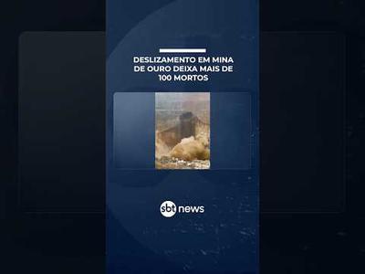 Deslizamento em mina de ouro na República Democrática do Congo deixa mais de 100 mortos | #SBTManhã Deslizamento em mina de ouro na República Democrática do Congo deixa mais de 100 mortos | #SBTManhã