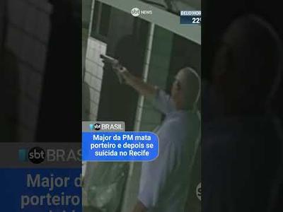 Major da PM mata porteiro e depois se suicida no Recife
