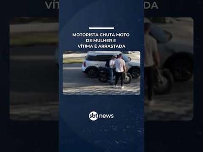 Briga de trânsito termina em agressão e queda de motociclista em Santos (SP) | #SBTManhã Briga de trânsito termina em agressão e queda de motociclista em Santos (SP) | #SBTManhã