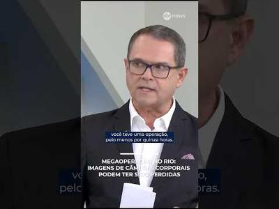 Sidney Rezende: gravações de câmeras corporais de PMs durante megaoperação podem ter sido perdidas Sidney Rezende: gravações de câmeras corporais de PMs durante megaoperação podem ter sido perdidas