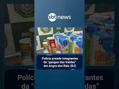 Polícia prende integrantes da “gangue das fraldas” em Angra dos Reis (RJ) | #SBTNoticias Polícia prende integrantes da “gangue das fraldas” em Angra dos Reis (RJ) | #SBTNoticias