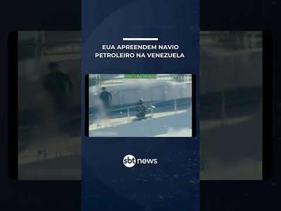 EUA apreendem navio petroleiro na costa da Venezuela em meio a tensão entre países EUA apreendem navio petroleiro na costa da Venezuela em meio a tensão entre países