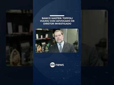 Banco Master: Toffoli viajou à final da Libertadores com advogado de diretor investigado |#SBTBrasil Banco Master: Toffoli viajou à final da Libertadores com advogado de diretor investigado |#SBTBrasil