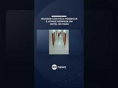 Homem invade hotel com faca e atinge hóspede; motivação é desconhecida | #PrimeiroImpacto Homem invade hotel com faca e atinge hóspede; motivação é desconhecida | #PrimeiroImpacto