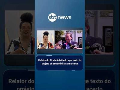 PL da Anistia caminha para um acerto, diz relator ao SBT News PL da Anistia caminha para um acerto, diz relator ao SBT News