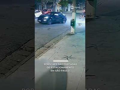 Porsches são furtadas de estacionamento em São Paulo Porsches são furtadas de estacionamento em São Paulo