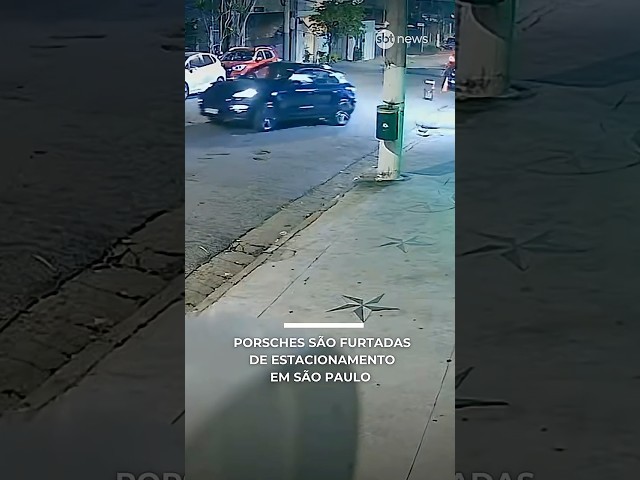 Porsches são furtadas de estacionamento em São Paulo
