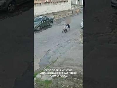 Bebê de 6 meses é encontrado abandonado em carrinho com droga em Contagem (MG) | #PrimeiroImpacto Bebê de 6 meses é encontrado abandonado em carrinho com droga em Contagem (MG) | #PrimeiroImpacto