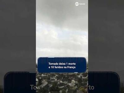 Tornado atinge nordeste da França, deixa um morto e 10 feridos Tornado atinge nordeste da França, deixa um morto e 10 feridos