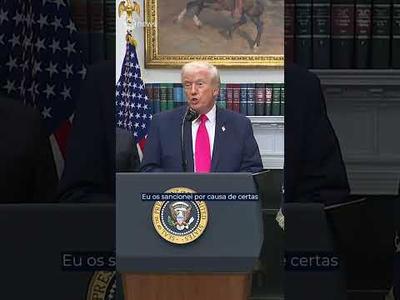 Trump diz ter tido "conversa muito boa" com Lula Trump diz ter tido "conversa muito boa" com Lula