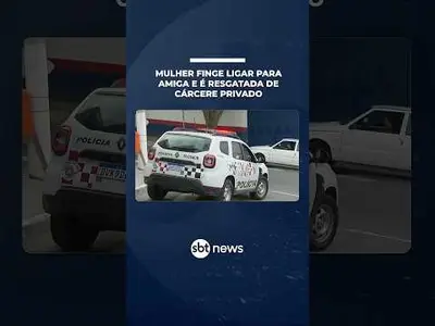 Mulher finge ligar para amiga e é resgatada de cárcere privado pela polícia | #SBTNotícias Mulher finge ligar para amiga e é resgatada de cárcere privado pela polícia | #SBTNotícias