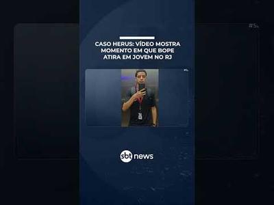 Vídeo mostra momento em que PM do BOPE matou jovem no Rio| #SBTBrasil Vídeo mostra momento em que PM do BOPE matou jovem no Rio| #SBTBrasil