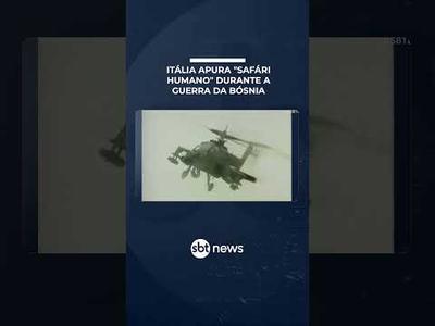 Itália apura "safári humano" durante a guerra da Bósnia | #SBTBrasil Itália apura "safári humano" durante a guerra da Bósnia | #SBTBrasil